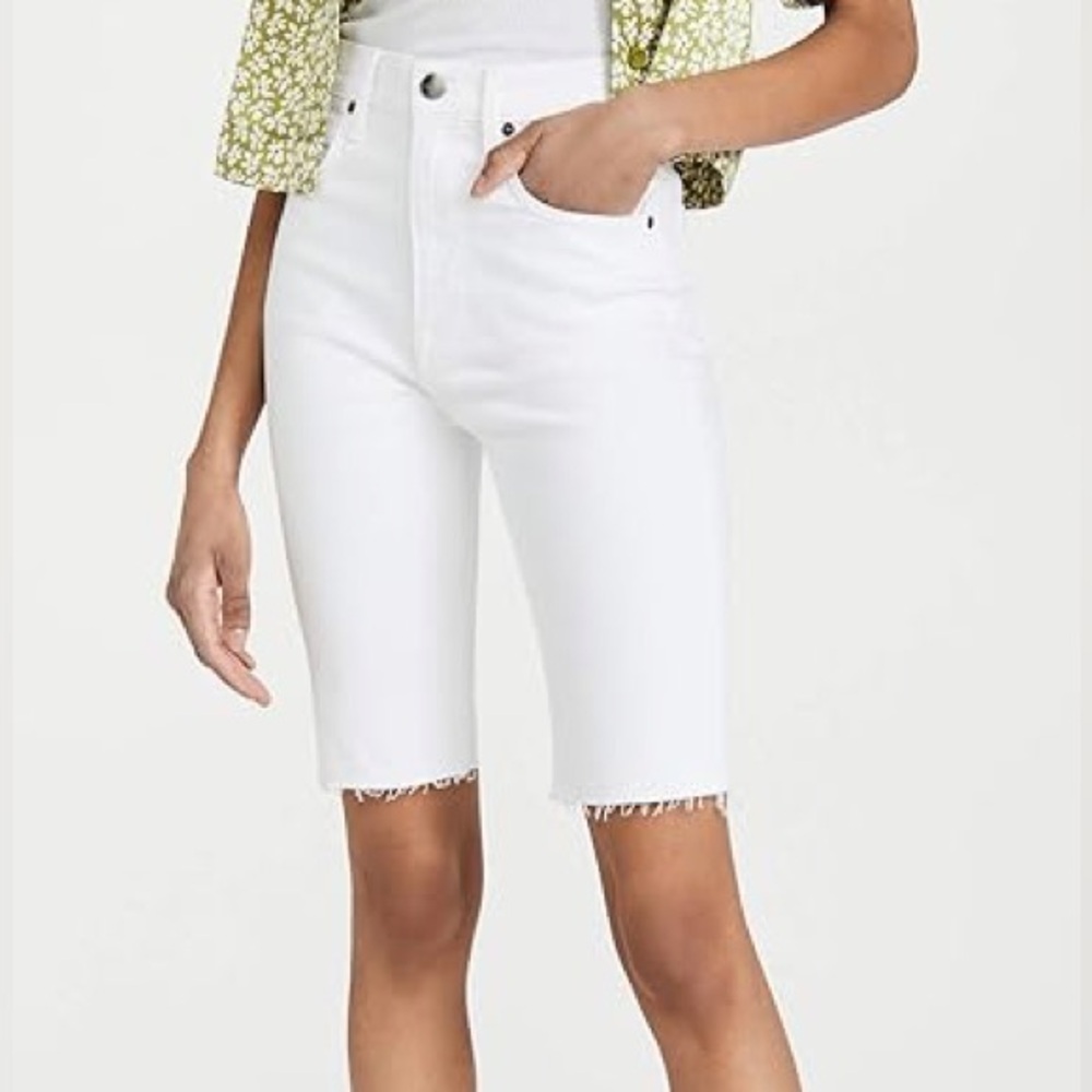 FRAME LE VINTAGE BERMUDA DENIM SHORTS